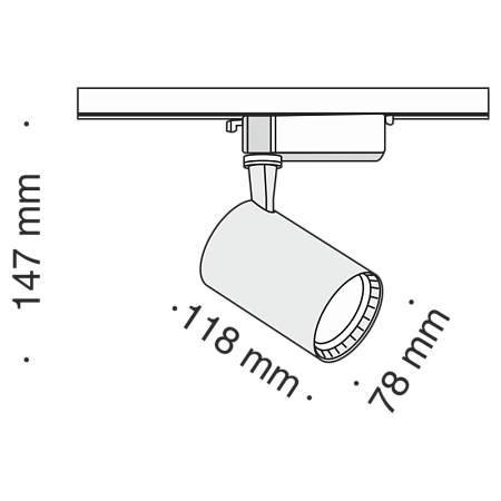 Трековый светильник Technical Vuoro TR003-1-12W3K-W - фото