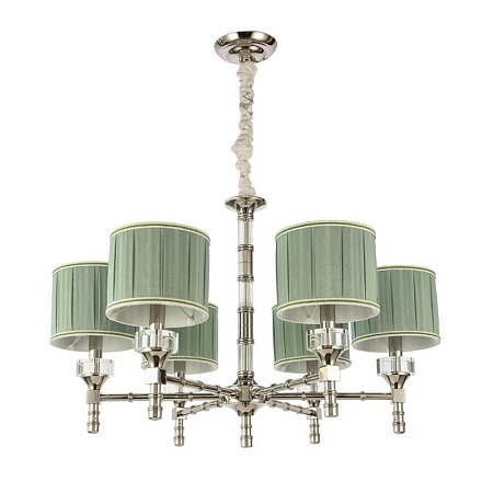 Люстра подвесная ST-Luce Никель/Оливковый E14 6*40W SL1121.103.06 - фото
