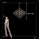 10259/1200 Gold Asfour Подвесной светильник LOFT IT Mira - фото