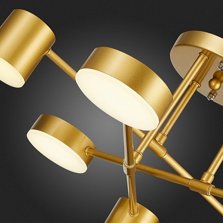 Светильник потолочный Золотистый/Золотистый LED 6*7W 4000K SLE201022-06 - фото