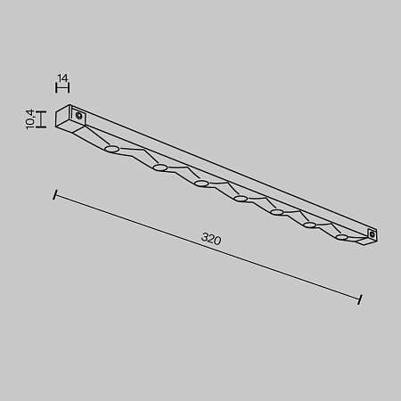 Трековая система Technical накладная низковольтная (48 Вольт) чёрная 200x200 TS-S-200-TR175-1-12WTW-M-B