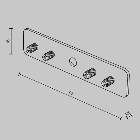 Комплектующие для трековой системы Technical TRA172C-R-11B - фото