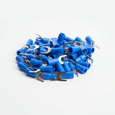 Наконечник вилочный изолированный НВИ 2,5-5, LD404-255 (упаковка 100 шт) - фото