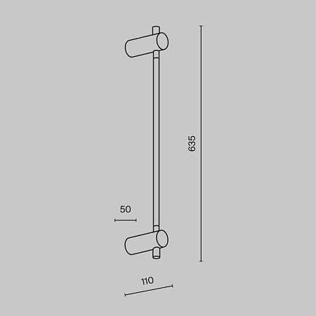 Настенный светильник (бра) Maytoni Rotta MOD413WL-L6B3K - фото