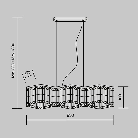Подвесной светильник Maytoni Dune DIA005PL-06CH - фото
