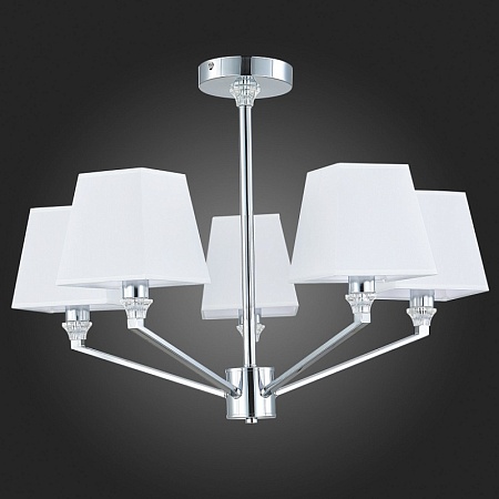 Светильник потолочный Хром/Белый E14 5*40W SLE107602-05 - фото