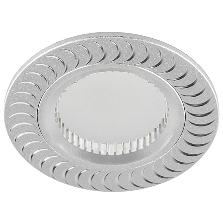 Светильник встраиваемый Feron GS-M392 потолочный MR16 G5.3 серебристый - фото