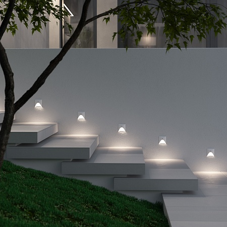 Подсветка для лестниц с датчиком движения 40158/LED Elektrostandard - фото