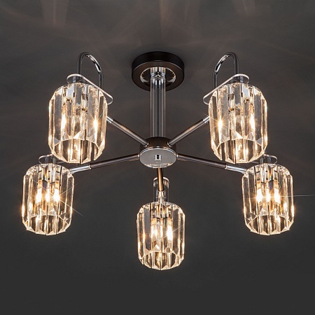 Потолочный светильник Eurosvet 70090/5 графит - фото