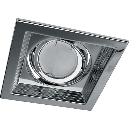 Светильник встраиваемый Feron DLT201 потолочный MR16 G5.3 хром - фото