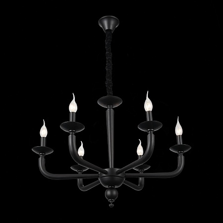Люстра подвесная ST-Luce Черный E14 6*40W SL1114.403.06 - фото