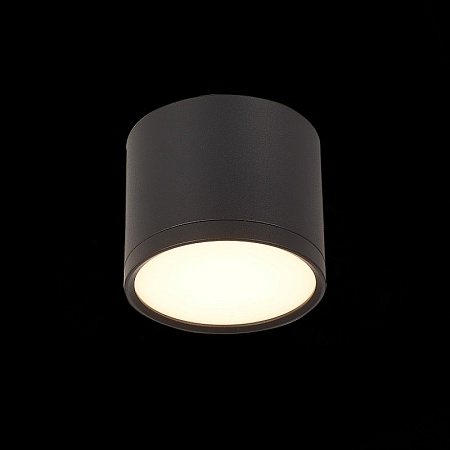 Светильник потолочный Черный LED 1*9W 3000K 702Lm Ra>90 120° IP20 D88xH75 170-240V ST113.432.09 - фото