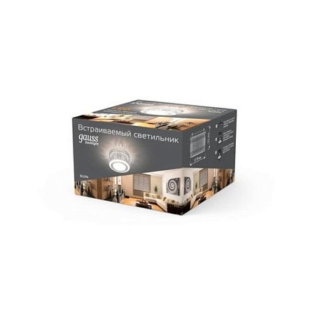 Точечный встраиваемый светильник GAUSS BL094_GAUSS - фото
