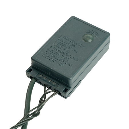 Светодиодная гирлянда на бобине Feron CL98 линейная 50м + 3м 230V 2700К, c питанием от сети, зеленый шнур - фото