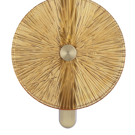 Светильник подвесной ST-Luce бронза/янтарь LED 1*11W 4000K SL6141.313.01 - фото