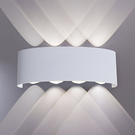 Светильник уличный настенный ST-Luce Черный кварцевый LED 6*1W 4000K SL089.401.06 - фото
