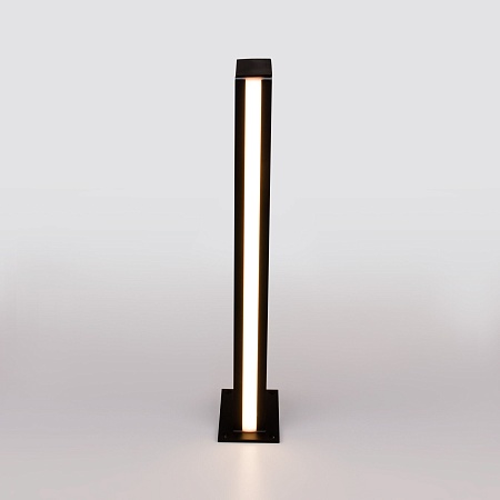 Ландшафтный светодиодный светильник Flat IP54 1538 TECHNO LED черный Elektrostandard - фото