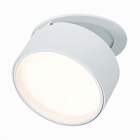 Встраиваемый поворотный светильник Белый LED 1*9W 3000K 720Lm Ra>90 120° IP20 D85xH68 1 ST651.538.09 - фото