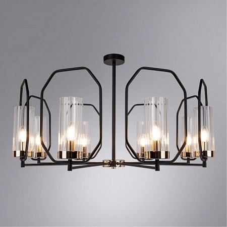 Потолочная люстра ARTE LAMP A7004PL-8BK - фото