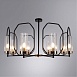 Потолочная люстра ARTE LAMP A7004PL-8BK - фото