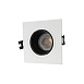 DK3071-WH+BK Встраиваемый светильник, IP 20, 10 Вт, GU5.3, LED, белый/черный, пластик - фото