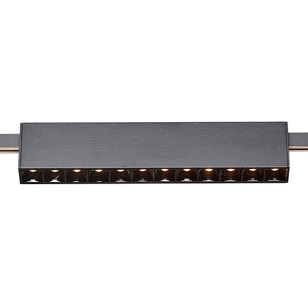 Магнитный трековый светильник FARM Черный LED 1*12W 3000K 609Lm Ra90 40 IP20 L232xW24xH ST816.406.12 - фото