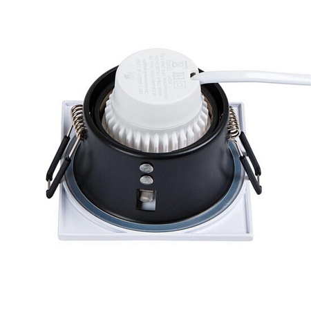 Точечный встраиваемый светильник Arte Lamp HELM A2868PL-1WH - фото