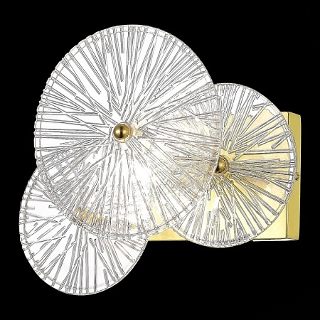 Бра ST-Luce Золотистый/Прозрачный E14 1*40W SL1657.201.01 - фото