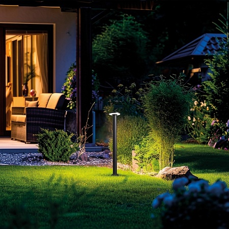 Светильник уличный настенный ST-Luce Черный кварцевый LED 1*12W 4000K SL087.401.01 - фото