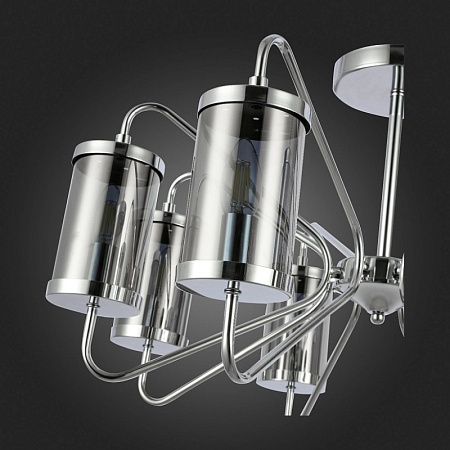 Светильник потолочный Хром/Дымчатый E14 8*40W SLE102302-08 - фото