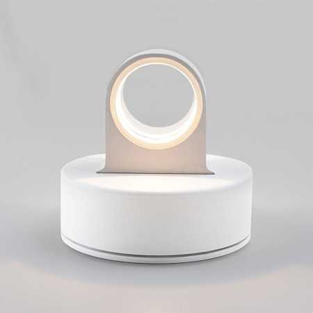Настенный светодиодный светильник Glow белый IP54 1519 TECHNO LED Maul чёрный - фото