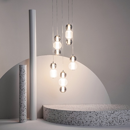 Подвесной светильник Maytoni Drop MOD273PL-L80CH3K - фото