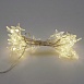 Светодиодная гирлянда Feron CL589 линейная Звездочки на проволоке, 2700К, с питанием от батареек, прозрачный шнур 2.3м - фото
