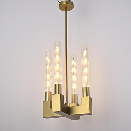 Люстра Canelle Pendant Lamp 4 Modern Brass Imperiumloft 84608-22 - фото