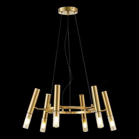 Люстра подвесная ST-Luce Золотистый/Коньячный, Золотистый G9 LED 6*5W SL1236.203.06 - фото