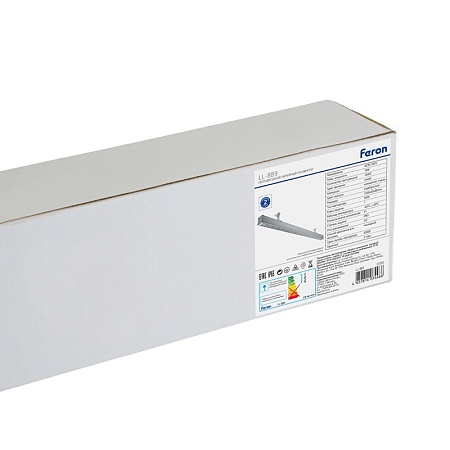Светодиодный линейный прожектор для подсветки стен Feron LL-889 18W, синий, 85-265V IP65 - фото