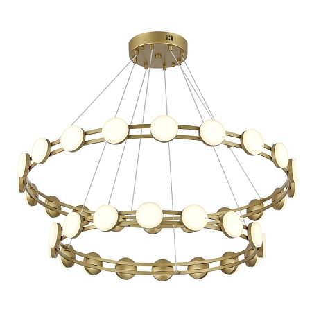 Светильник подвесной ST-Luce золотистый/белый LED 1*70W 4000K SL6610.203.36 - фото