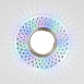 Встраиваемый точечный светильник с LED подсветкой 2220 MR16 CL прозрачный подсветка мульти - фото