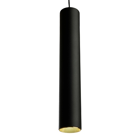 Светильник потолочный Feron ML1018 Barrel levitation на подвесе MR11 35W 230V, черный + золото 40*250 - фото