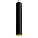 Светильник потолочный Feron ML1018 Barrel levitation на подвесе MR11 35W 230V, черный + золото 40*250 - фото