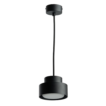 Светильник потолочный Feron HL3678 Barrel AURA levitation 12W, 230V, GX53, чёрный, на подвесе 1,7 м - фото