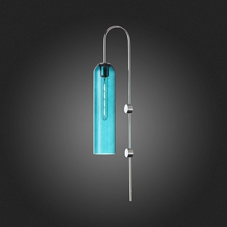 Светильник настенный ST-Luce хром/зеленый E27 1*60W SL1145.181.01 - фото