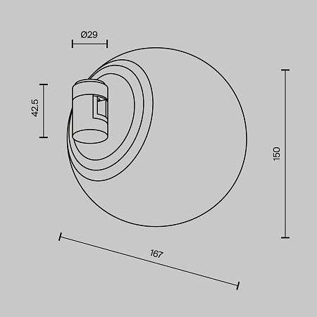 Трековый светильник Technical TR229-1-8W3K-PT - фото