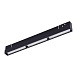 Магнитный трековый светильник Черный LED 1*18W 4000K 1 100Lm Ra>90 120° IP20 L330xW22xH ST804.446.18 - фото