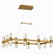 Люстра подвесная ST-Luce Латунь/Прозрачный LED 20*2,5W 4000K SL6007.203.20 - фото