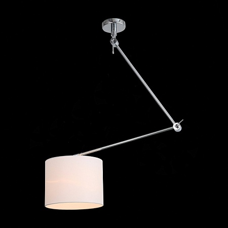Светильник потолочный ST-Luce Хром/Белый E27 1*60W (из 2-х коробок) SL460.102.01 - фото