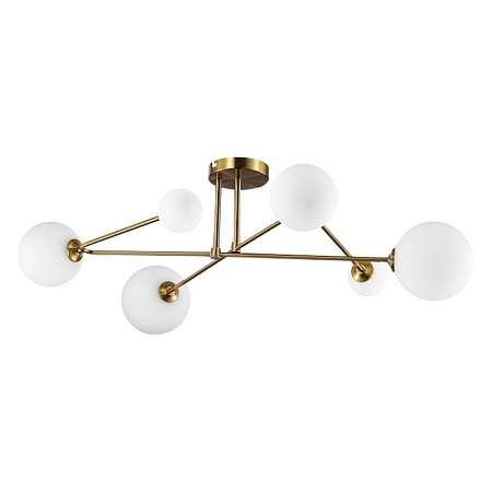 Светильник потолочный Латунь/Белый G9 LED 6*5W SLE2211-302-06 - фото