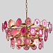 Люстра Agate Burst Chandelier 3 Round Pink D70 Imperiumloft 74967-22 - фото