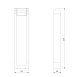 Ландшафтный поворотный светильник DORS LED 3000K IP54 35163/F черный Elektrostandard - фото