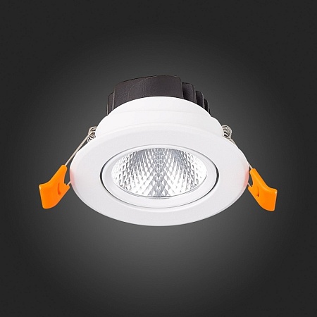 Св-к встр. Белый LED 1*8W 4000K 640Lm Ra80 36° IP20 D86xH50 220-240V ST211.548.08.36 - фото